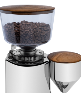 ECM and Profitec 500g Hopper Lid and Funnel Lid - Walnut