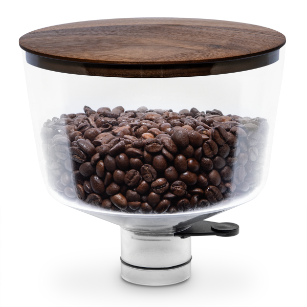 ECM and Profitec 500g Hopper Lid and Funnel Lid - Walnut