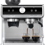 Espresso Machine with Integrated Grinder and Auto Milk Frother,20 Bar Espresso Maker with Seconds Heat Up,Steam Wand,Removable Water Tank,Home Cappuccinos and Lattes Coffee Machine