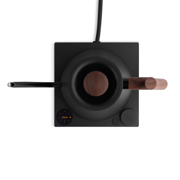 Fellow Stagg EKG Pro 0.9L Pour Over Kettle - Matte Black with Walnut Accents