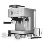 KitchenAid Semi-Automatic Espresso Machine with Burr Grinder | Brushed Stainless Steel