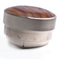 Saint Anthony Industries BT Wedge Espresso Preparation Distribution Tool 58.3mm - Curly Walnut