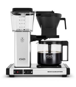 Technivorm Moccamaster KBGV Select Glass Carafe Coffee Maker - Polished Silver