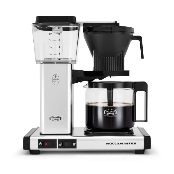 Technivorm Moccamaster KBGV Select Glass Carafe Coffee Maker - Polished Silver