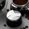 Tamper Kopi Press Coffee Powder Stainless Steel 51mm Temper Presan Kopi Bubuk Espresso Stainless Steel Anti Karat Alat Bikin Pembuat Seduh Kopi Manual Coffee Maker Coffee Tamp - Black