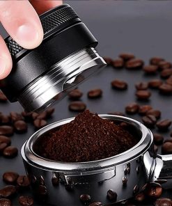 Tamper Kopi Press Coffee Powder Stainless Steel 51mm Temper Presan Kopi Bubuk Espresso Stainless Steel Anti Karat Alat Bikin Pembuat Seduh Kopi Manual Coffee Maker Coffee Tamp - Black - Image 3