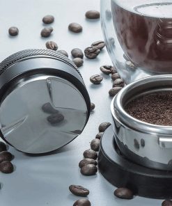 Tamper Kopi Press Coffee Powder Stainless Steel 51mm Temper Presan Kopi Bubuk Espresso Stainless Steel Anti Karat Alat Bikin Pembuat Seduh Kopi Manual Coffee Maker Coffee Tamp - Black - Image 4
