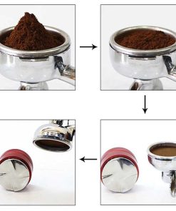 Tamper Kopi Press Coffee Powder Stainless Steel 51mm Temper Presan Kopi Bubuk Espresso Stainless Steel Anti Karat Alat Bikin Pembuat Seduh Kopi Manual Coffee Maker Coffee Tamp - Black - Image 7