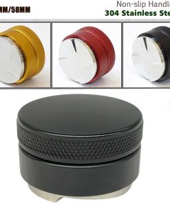 Tamper Kopi Press Coffee Powder Stainless Steel 51mm Temper Presan Kopi Bubuk Espresso Stainless Steel Anti Karat Alat Bikin Pembuat Seduh Kopi Manual Coffee Maker Coffee Tamp - Black - Image 8