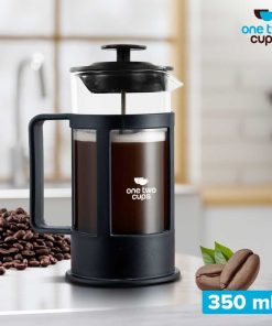French Press Kopi Borosilikat Coffee Maker 3 Layer Filter Stainless 350ml-1L
