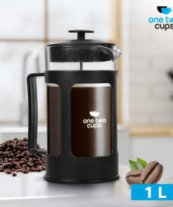 French Press Kopi Borosilikat Coffee Maker 3 Layer Filter Stainless 350ml-1L - Image 3