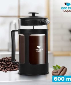 French Press Kopi Borosilikat Coffee Maker 3 Layer Filter Stainless 350ml-1L - Image 4