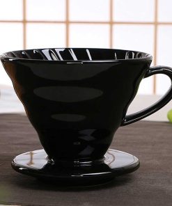 Filter Penyaring Kopi V60 Glass Dripper Bentuk Cangkir Saringan Alat Bikin Kopi Perlengkapan Barista Coffee Art Maker Alat Peralatan Dapur Kitchen Tools Koki Chef Café Kekinian