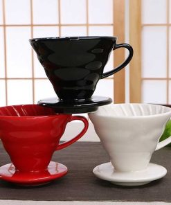 Alternative view of Filter Penyaring Kopi V60 Glass Dripper Bentuk Cangkir Saringan Alat Bikin Kopi Perlengkapan Barista Coffee Art Maker Alat Peralatan Dapur Kitchen Tools Koki Chef Café Kekinian