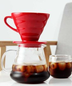 Filter Penyaring Kopi V60 Glass Dripper Bentuk Cangkir Saringan Alat Bikin Kopi Perlengkapan Barista Coffee Art Maker Alat Peralatan Dapur Kitchen Tools Koki Chef Café Kekinian - Image 3