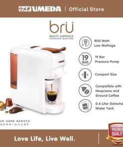 Umeda Bru Mesin Kopi Multi Kapsul / Nespresso Capsule Coffee Maker - BRU - Image 4