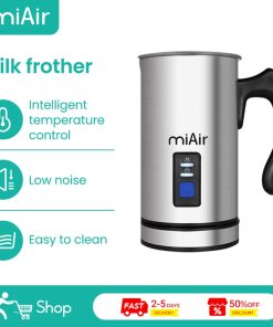 MiAir Pengocok Susu Elektrik N311 Panas & Dingin – Pembuat Busa Susu untuk Kopi, Mixer Kopi, dan Mixer Susu