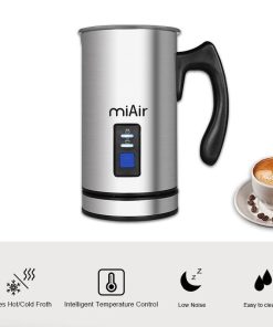 Alternative view of MiAir Pengocok Susu Elektrik N311 Panas & Dingin – Pembuat Busa Susu untuk Kopi, Mixer Kopi, dan Mixer Susu