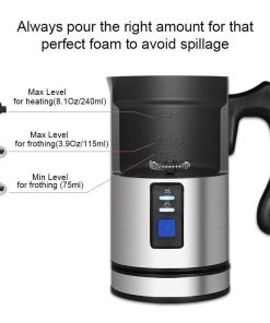 MiAir Pengocok Susu Elektrik N311 Panas & Dingin – Pembuat Busa Susu untuk Kopi, Mixer Kopi, dan Mixer Susu - Image 4