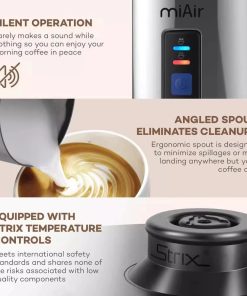 MiAir Pengocok Susu Elektrik N311 Panas & Dingin – Pembuat Busa Susu untuk Kopi, Mixer Kopi, dan Mixer Susu - Image 8