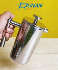 FRENCH PRESS STAINLESS 350ML SARINGAN KOPI TEH 350 SMALL COFFEE MAKER - MYOSOTIS7 - Image 3