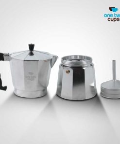 Moka Pot Espresso Coffee Maker Stovetop Aluminium - JF112 - Image 6