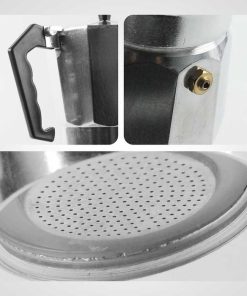 Moka Pot Espresso Coffee Maker Stovetop Aluminium - JF112 - Image 7